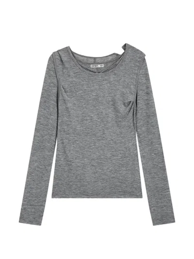 Open Yy Hook Convertible Dress In Gray