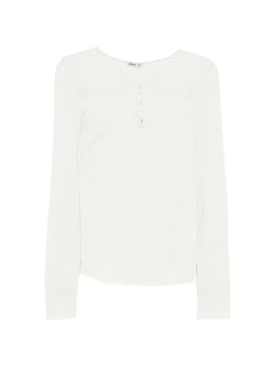 Open Yy Hooked T-shirt In White