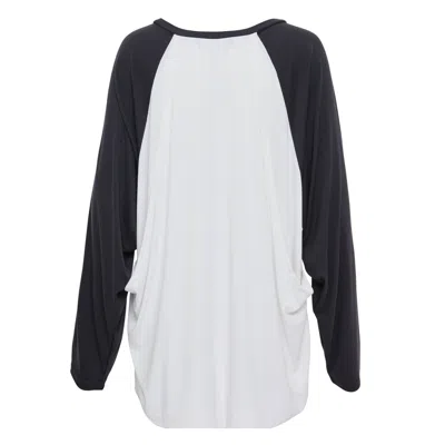 Open Yy I Love Yy Raglan Tee In Black