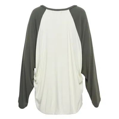 Open Yy I Love Yy Raglan Tee In Gray