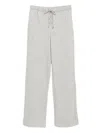 Open Yy Lace-up Lounge Pants In Gray