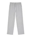 Open Yy Lace-up Sweatpants In Gray