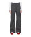 Open Yy Gray Loose Bootcut Trousers In Gray