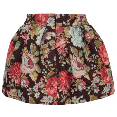 Open Yy Mini Floral Wire Skirt