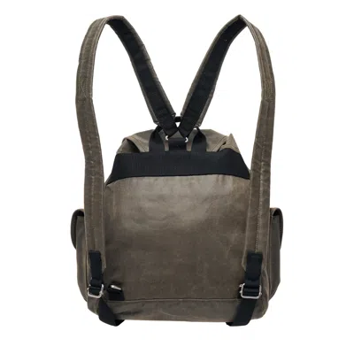Open Yy Oil Skin Cargo Backpack
