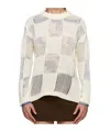 Open Yy Open-knit Sweater In White