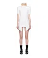 Open Yy Paneled Mini Dress In White