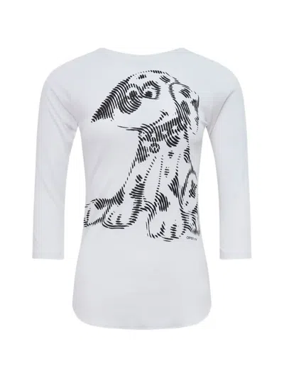 Open Yy Pet Club Dalmatian Doodle T-shirt In White