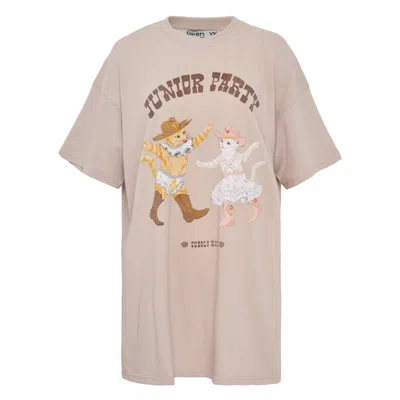 Open Yy Pet Club Kitty Party Tee In Neutral