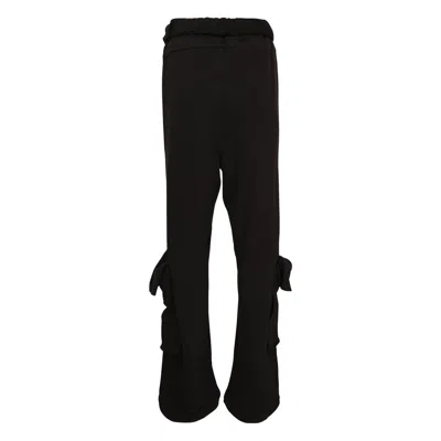 Open Yy Rolled Waist Sweat Cargo Pants