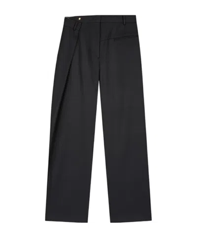 Open Yy Waisted Trousers In Black
