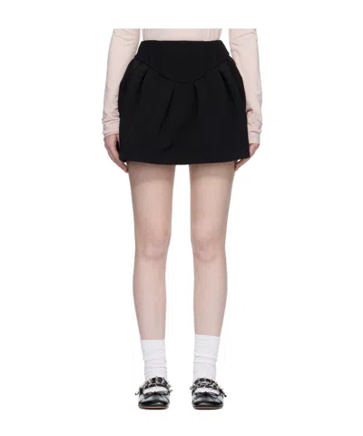 Open Yy Wire Mini Skirt In Black