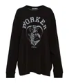 Open Yy Worker Pet Club Long Sleeve T-shirt In Brown