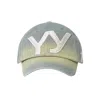 Open Yy Gradient Logo-patch Cap In Gray