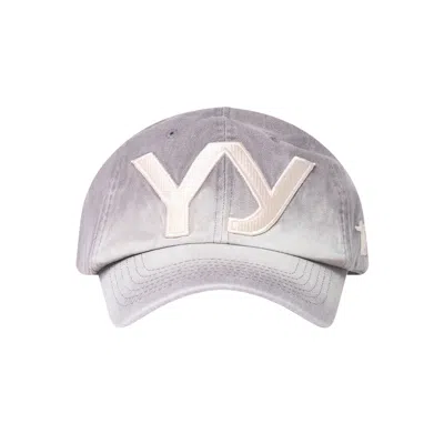 Open Yy Yy Gradient Ball Cap In Gray