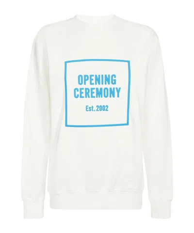 OPENING CEREMONY 3D BOX LOGO RELAXED SWEATSHIRT