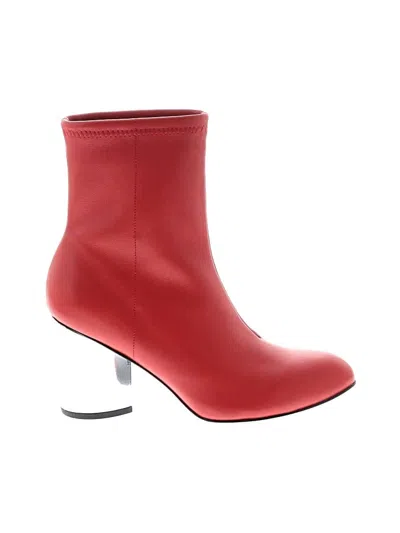 Pre-owned Opening Ceremony Ankle Boots In Red