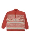 Opening Ceremony Aztec-jacquard Sweater In Red