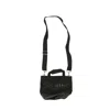 Opening Ceremony Black Cotton Logo Mini Messenger Tote Bag In Multi