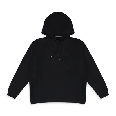 Opening Ceremony Black Embossed Box Logo Hoodie