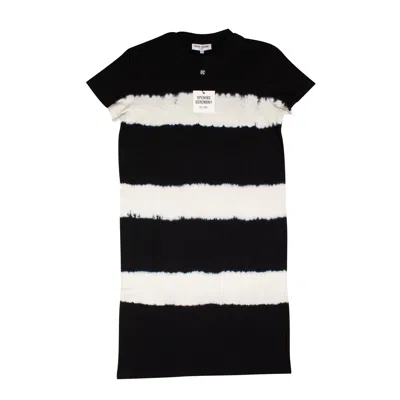 Opening Ceremony Black Ivory Tie Dye Mini Box T-shirt Dress