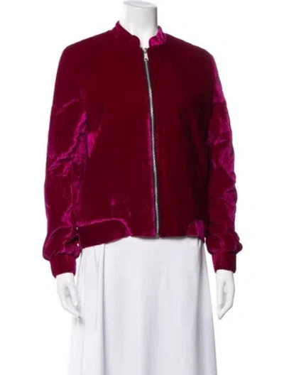 Pre-owned Opening Ceremony Bomber Jacket In Red