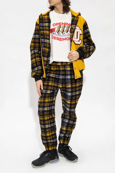 Opening Ceremony Bomber Jacket With Logo In Yellow