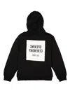 Opening Ceremony Box-logo Hoodie In Black