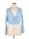 Opening Ceremony Cardigan Sweater In Blue