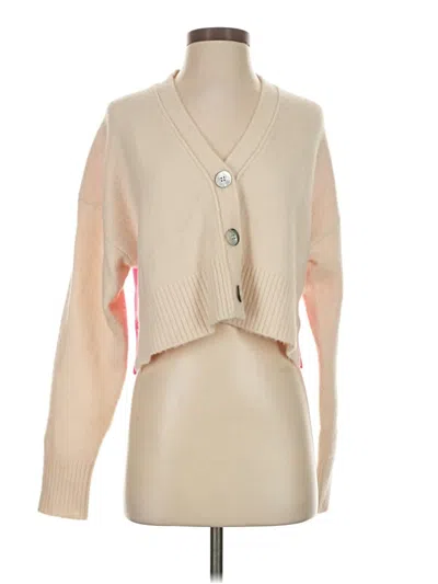 Pre-owned Opening Ceremony Cashmere Cardigan Sweater In Tan
