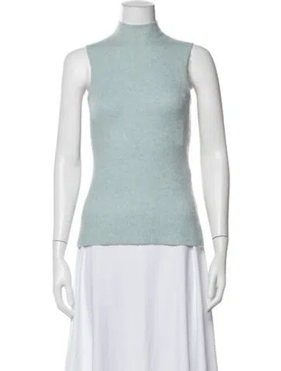 Pre-owned Opening Ceremony Cashmere Mock Neck Sweater In Multi