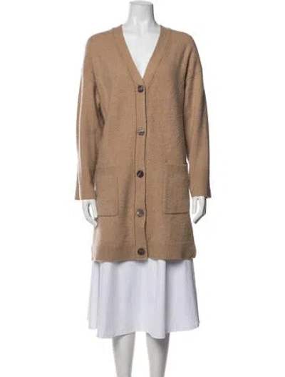 Pre-owned Opening Ceremony Cashmere V-neck Sweater In Neutral