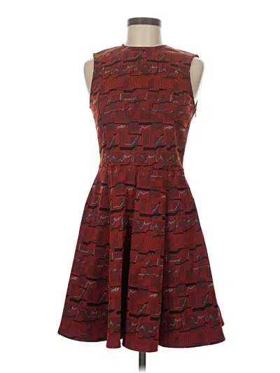 Pre-owned Opening Ceremony Cocktail Dress In Burgundy