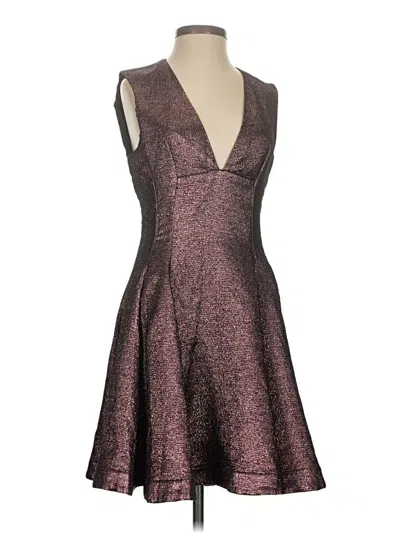 Pre-owned Opening Ceremony Cocktail Dress In Burgundy