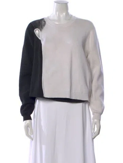 Pre-owned Opening Ceremony Colorblock Pattern Crew Neck Top In Multi