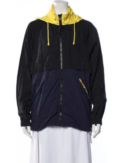 Pre-owned Opening Ceremony Colorblock Pattern Jacket In Black