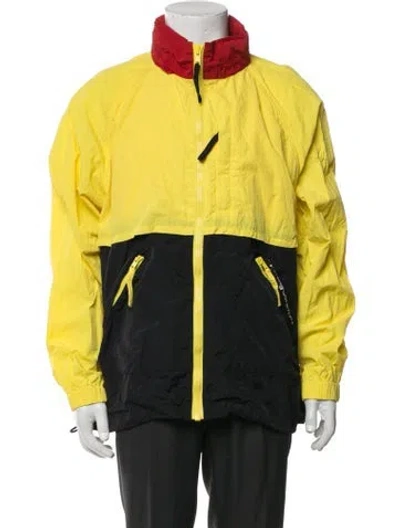 Pre-owned Opening Ceremony Colorblock Pattern Jacket In Yellow