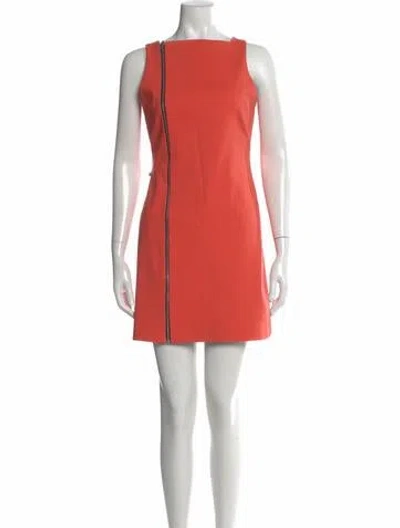 Pre-owned Opening Ceremony Colorblock Pattern Mini Dress In Multi