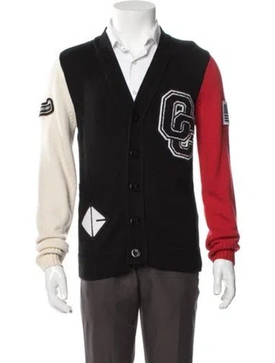 Pre-owned Opening Ceremony Colorblock Pattern Vest In Black