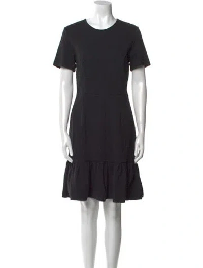 Pre-owned Opening Ceremony Crew Neck Knee-length Dress In Black