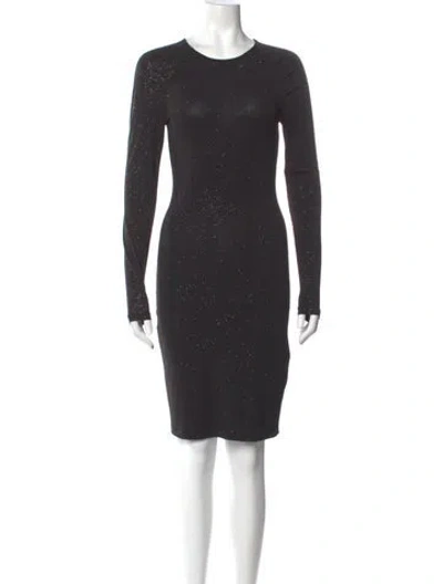 Pre-owned Opening Ceremony Crew Neck Knee-length Dress In Black