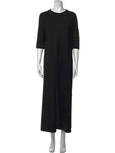 Pre-owned Opening Ceremony Crew Neck Long Dress In Black