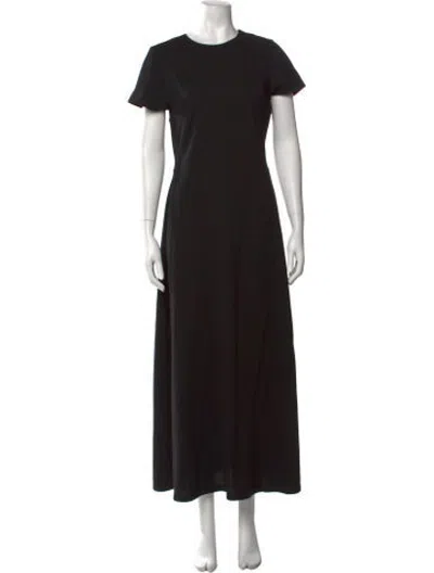 Pre-owned Opening Ceremony Crew Neck Long Dress In Black