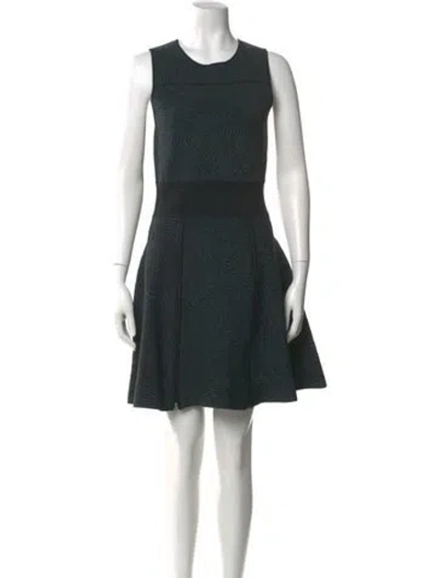 Pre-owned Opening Ceremony Crew Neck Mini Dress In Multi