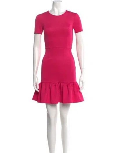 Pre-owned Opening Ceremony Crew Neck Mini Dress In Pink