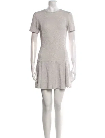 Pre-owned Opening Ceremony Crew Neck Mini Dress In White