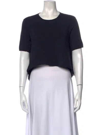 Pre-owned Opening Ceremony Crew Neck Short Sleeve Top In Blue