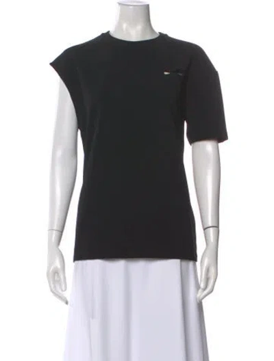 Pre-owned Opening Ceremony Crew Neck Short Sleeve T-shirt In Black