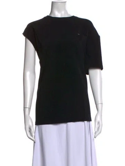 Pre-owned Opening Ceremony Crew Neck Short Sleeve T-shirt In Black