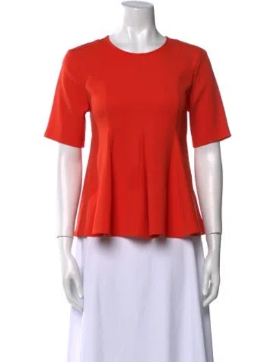 Pre-owned Opening Ceremony Crew Neck Short Sleeve T-shirt In Orange